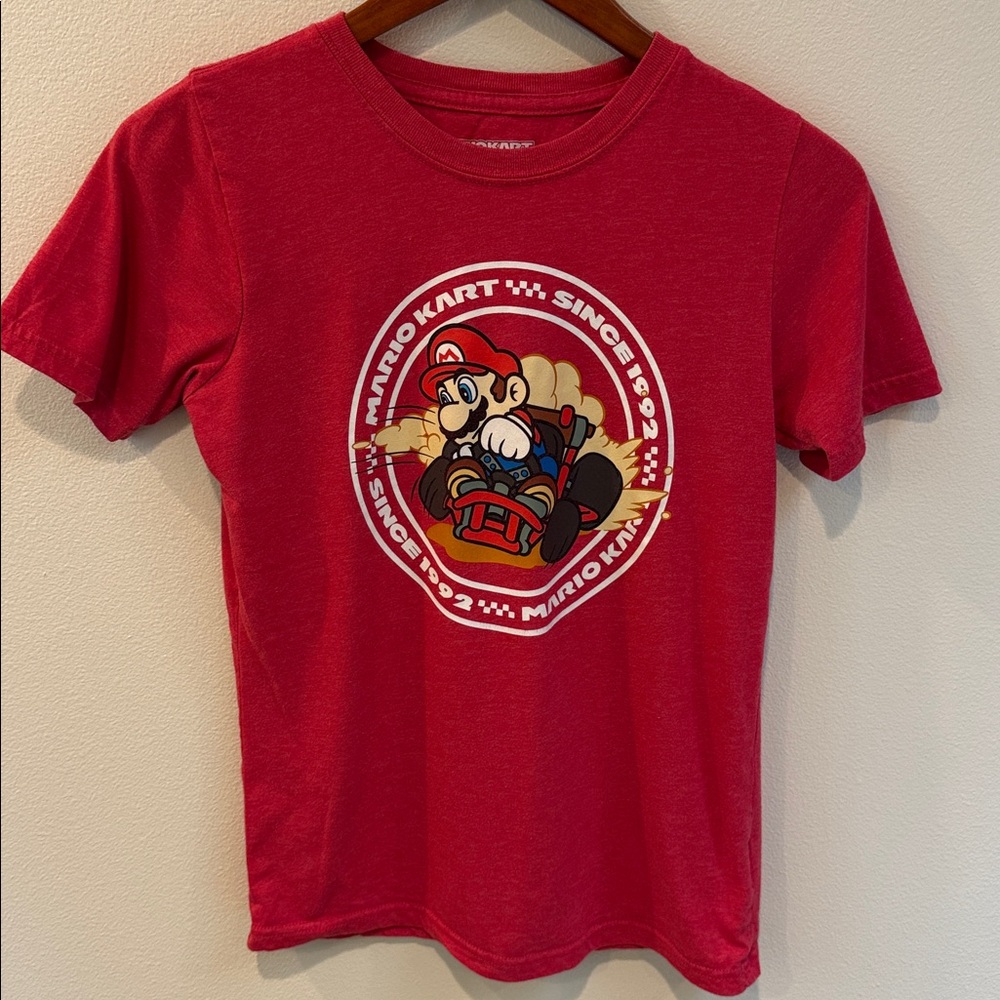 Red Mario Kart Graphic T-Shirt